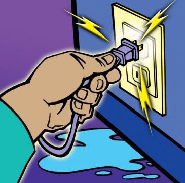 Preventing accidents when using electrical equipment during the rainy season