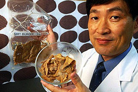 Production of artificial meat from ... human feces