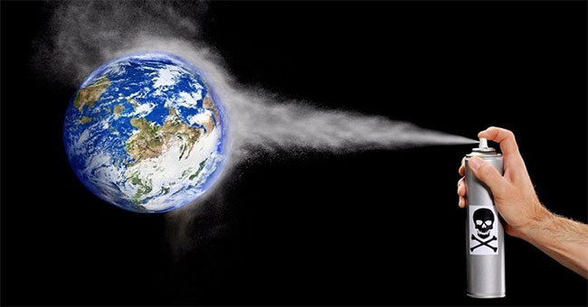Production of insulating foam in China causes a frequency hole in Ozone