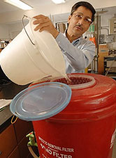Professor Abul Hassam and inventing arsenic filtration for well water