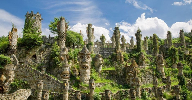 Professor stays for 20 years to build stone walls