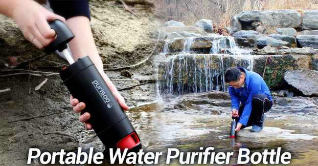 Purisoo: Portable water filter can help you drink clean water anywhere