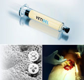 Quick bleeding with VetiGel
