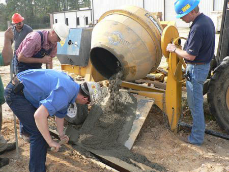 Radiation protection cement