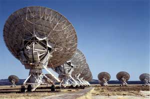 Radio astronomy and giant antennas