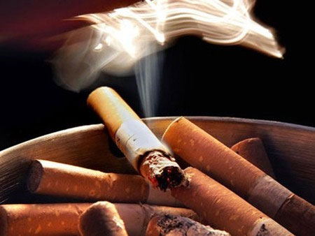 Radioactive substances in cigarettes are hidden