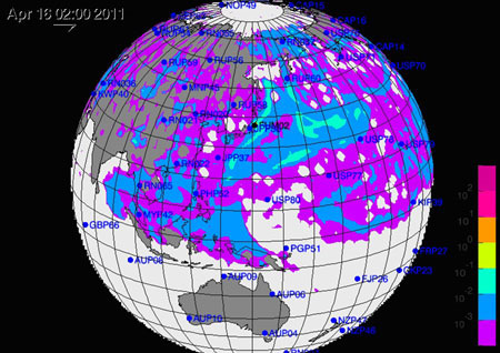 Radioactivity in the air in Hanoi tends to decrease