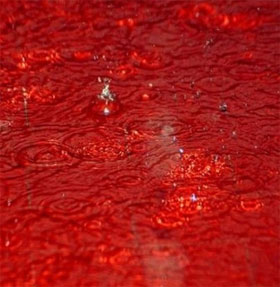 Rain of blood and weather phenomena of 'bad crying and laughing' in history