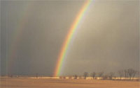 Rainbow only appears after summer rain?