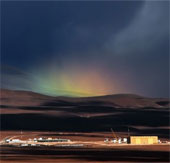Rare rainbow suddenly appeared in the desert
