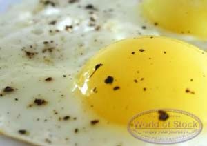 Raw eggs cause food poisoning