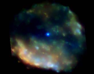 RCW103: The star and the mysterious friend?