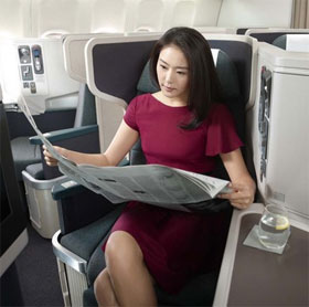Read the personality by choosing a seat on the plane