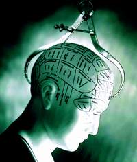 Real damage controls the brain