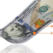Real distinction - $ 100 new paper money