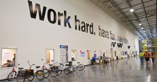 Received by both Amazon and Microsoft, where should equal wages be?