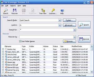 Recover deleted files in Windows