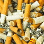 Recycling cigarette remnants
