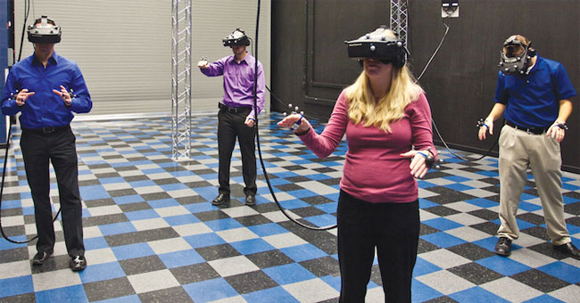 Reduce fat with virtual reality technology