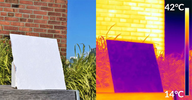 Reflective paint can keep buildings cool in the sun