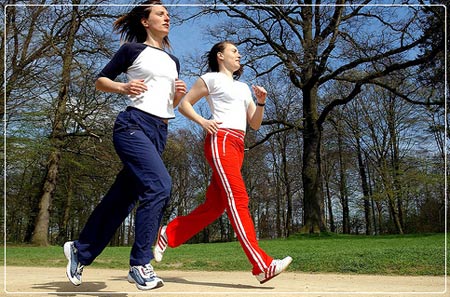 Regular jogging slows down the aging process