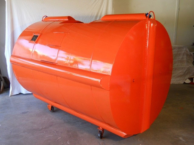 Release of life-saving equipment during the tsunami disaster