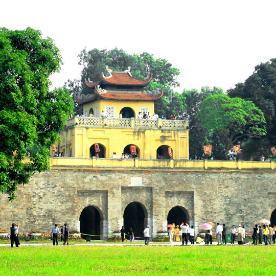 Relic area of ​​the Imperial Citadel of Thang Long - Hanoi