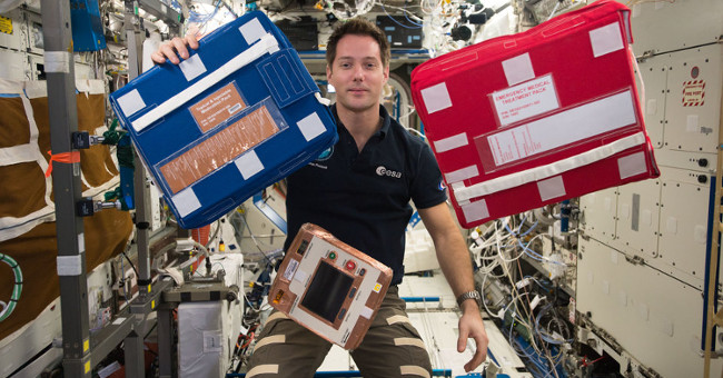 Rescue astronauts in the universe