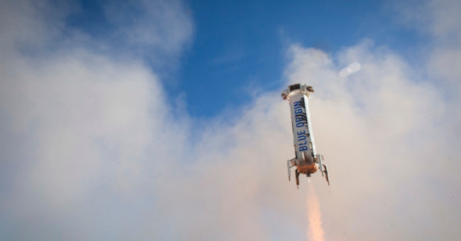 Reusable rocket of Amazon boss for the 3rd consecutive succession