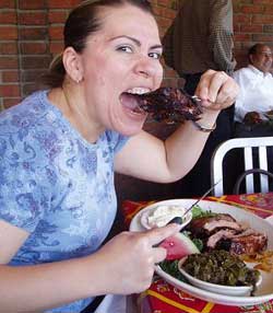 Rheumatoid arthritis because of eating a lot of meat