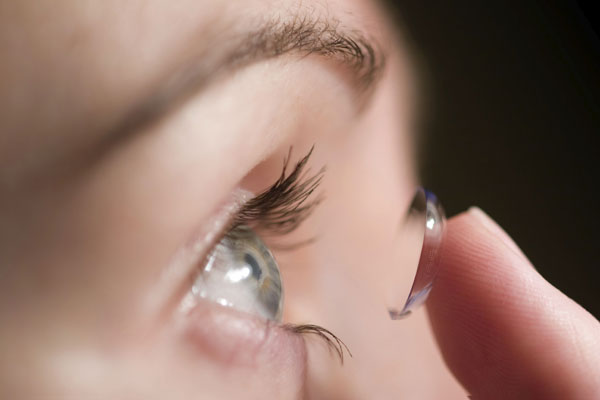 Risk of blindness due to contact lenses