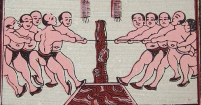 Rituals and tug-of-war games - Human heritage