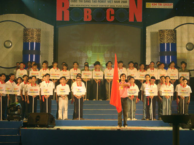 Robocon 2008 opening: Great and vibrant