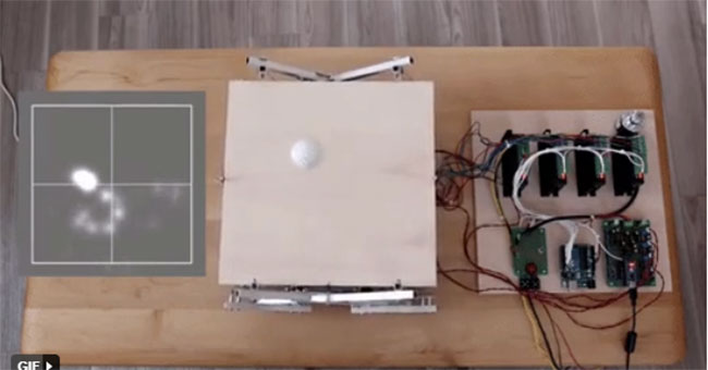 Robot 'blind knight' Perfect ball pitcher doesn't fall just by listening to the sound