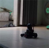 Robot controlled by the eyes of Vietnamese students