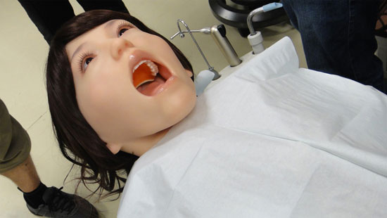Robot dental patients like real people