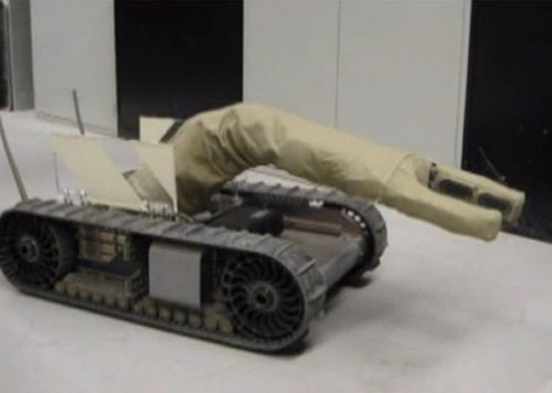 Robot inflates
