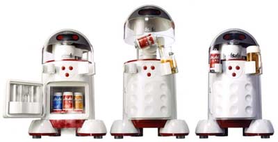 Robot poured beer