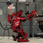 Robot racing to rescue in America