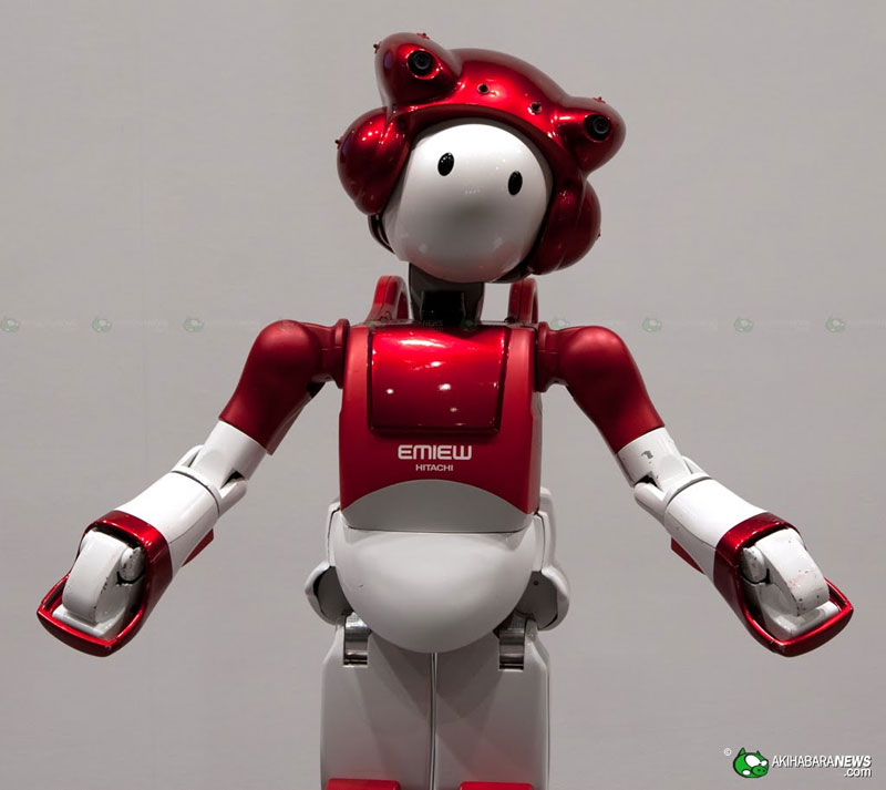 Robot recognizes the face