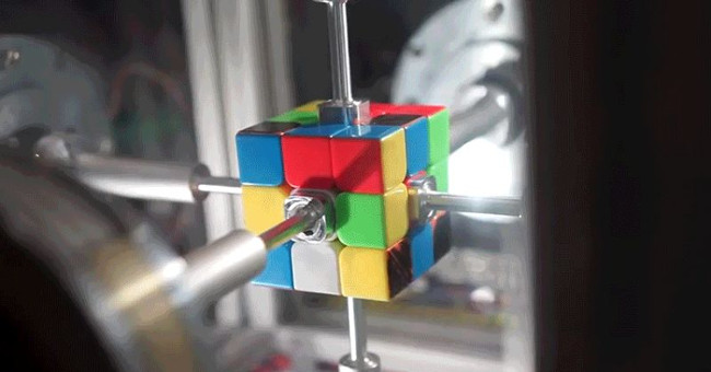 Robot rubik blocks in 0.38 seconds, breaking the human record