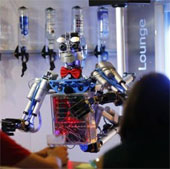 Robot serving restaurant