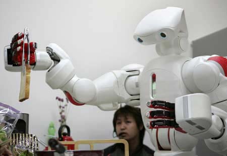 Robot set the table