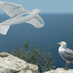 Robot simulates the seagull