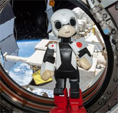 Robot speaks first in space