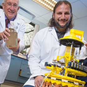 Robot works with waste