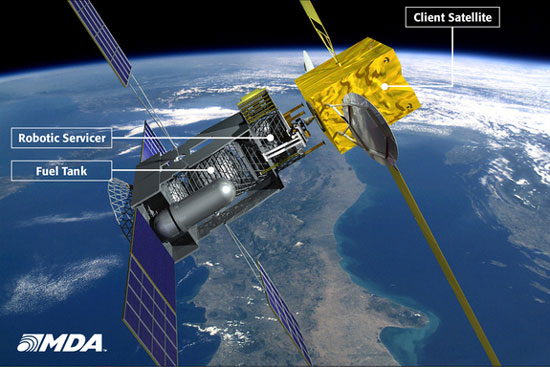 Robots extend the life of satellites