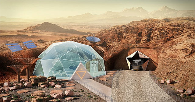 Robots replace humans who walk to Mars