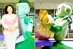 Robots take care of the elderly