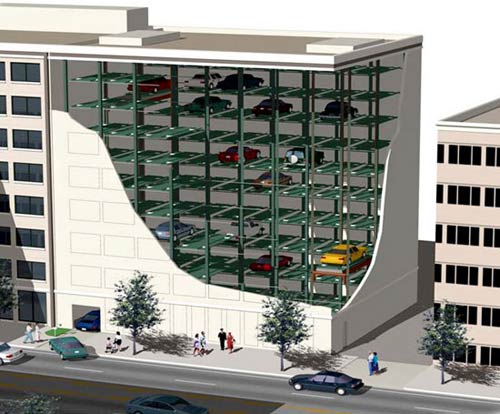 Robot-style parking